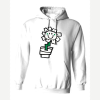 Kurplunk Flower — Hoodie / White