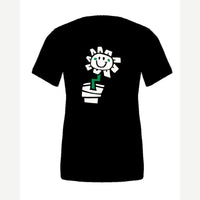 Kurplunk Flower — Premium Tee / Black