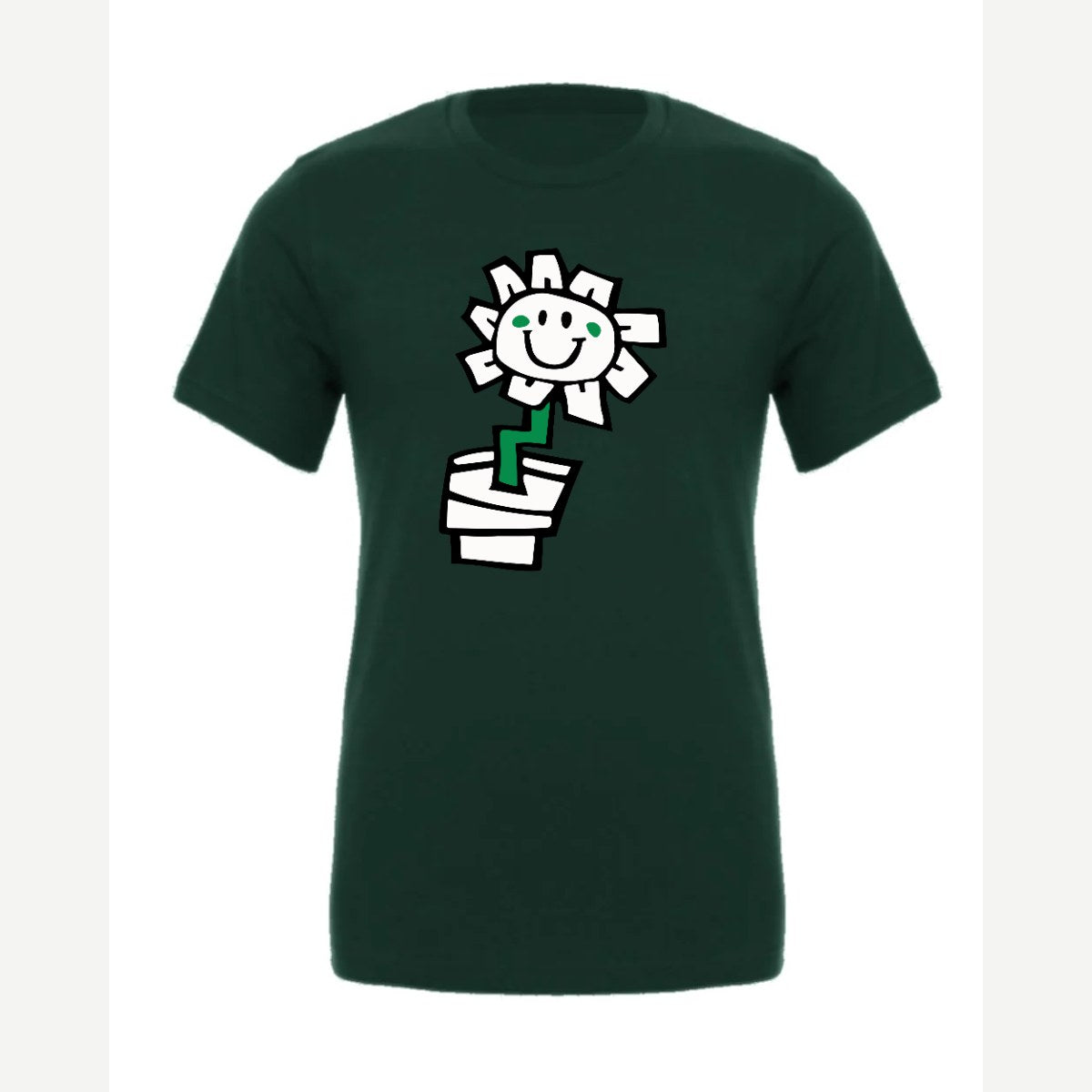 Kurplunk Flower — Premium Tee / Forest