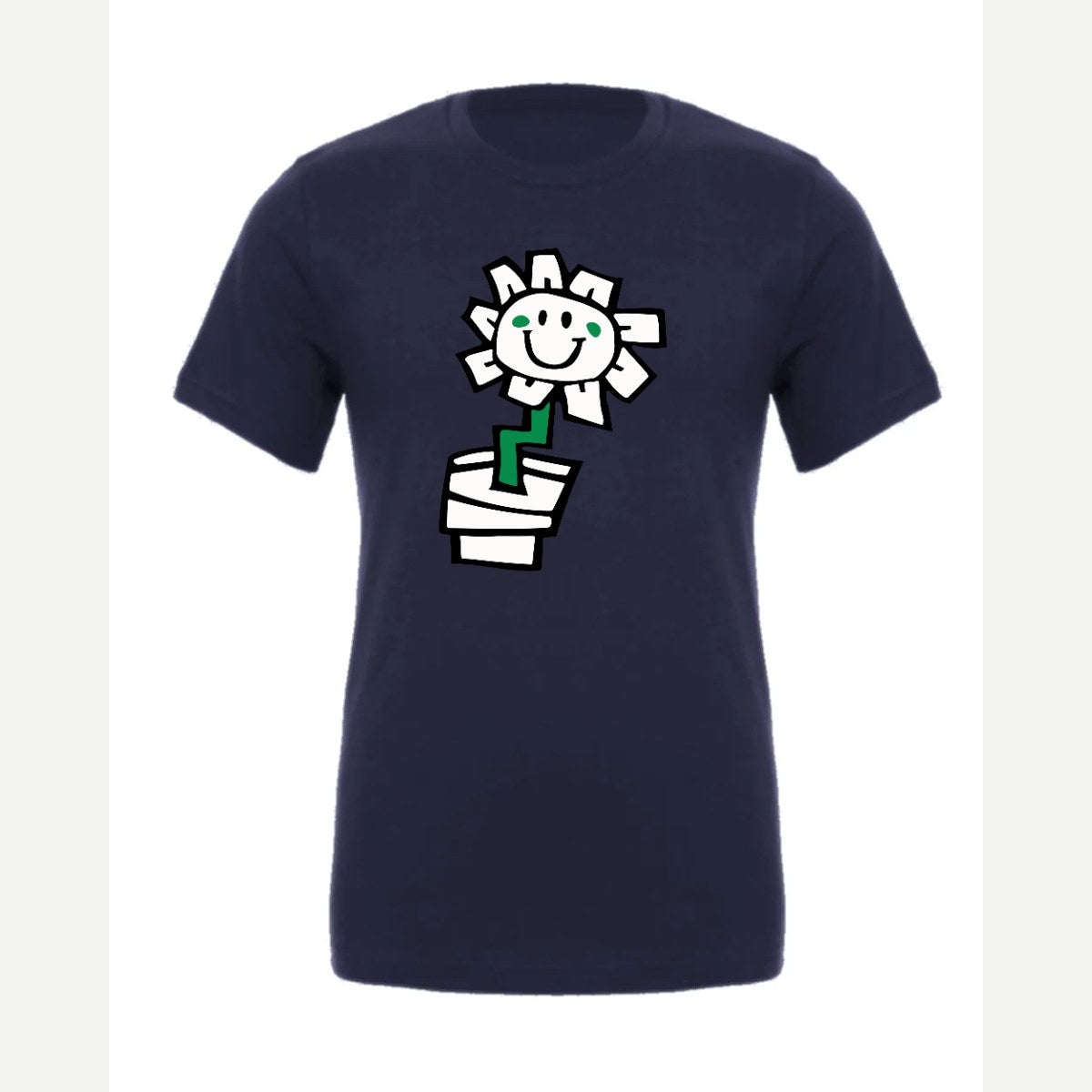 Kurplunk Flower — Premium Tee / Navy