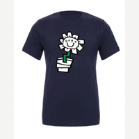 Kurplunk Flower — Premium Tee / Navy