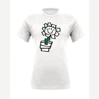 Kurplunk Flower — Premium Tee / White