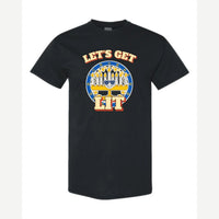 Let's Get Lit (Menorah) — Classic Tee / Black