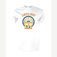 Let's Get Lit (Menorah) — Classic Tee / White