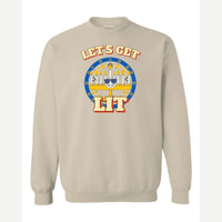 Let's Get Lit (Menorah) — Crewneck Sweatshirt / Sand