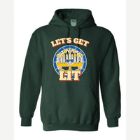 Let's Get Lit (Menorah) — Hoodie / Forest Green