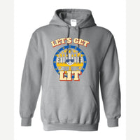 Let's Get Lit (Menorah) — Hoodie / Sport Grey