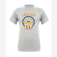 Let's Get Lit (Menorah) — Premium Tee / Athletic Heather