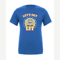 Let's Get Lit (Menorah) — Premium Tee / True Royal
