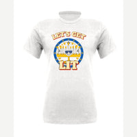 Let's Get Lit (Menorah) — Premium Tee / White