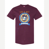 Let's Get Spinning (Dreidel) — Classic Tee / Maroon