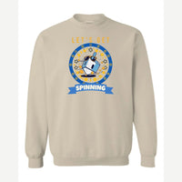 Let's Get Spinning (Dreidel) — Crewneck Sweatshirt / Sand