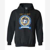 Let's Get Spinning (Dreidel) — Hoodie / Black