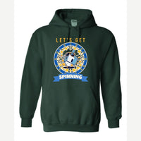Let's Get Spinning (Dreidel) — Hoodie / Forest Green