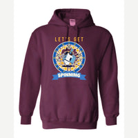 Let's Get Spinning (Dreidel) — Hoodie / Maroon