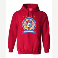Let's Get Spinning (Dreidel) — Hoodie / Red