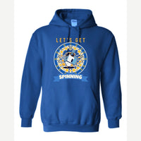 Let's Get Spinning (Dreidel) — Hoodie / Royal