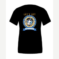 Let's Get Spinning (Dreidel) — Premium Tee / Black