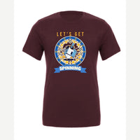 Let's Get Spinning (Dreidel) — Premium Tee / Maroon