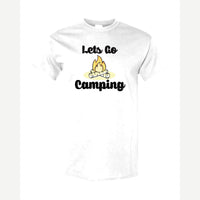 Let's Go Camping — Classic Tee / White