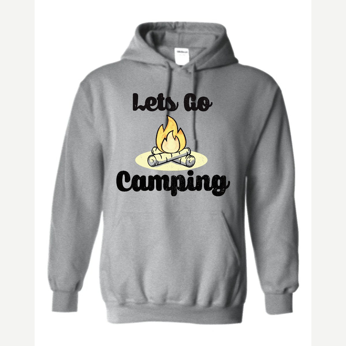 Let's Go Camping — Hoodie / Sport Grey
