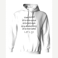 Let's Go — Hoodie / White