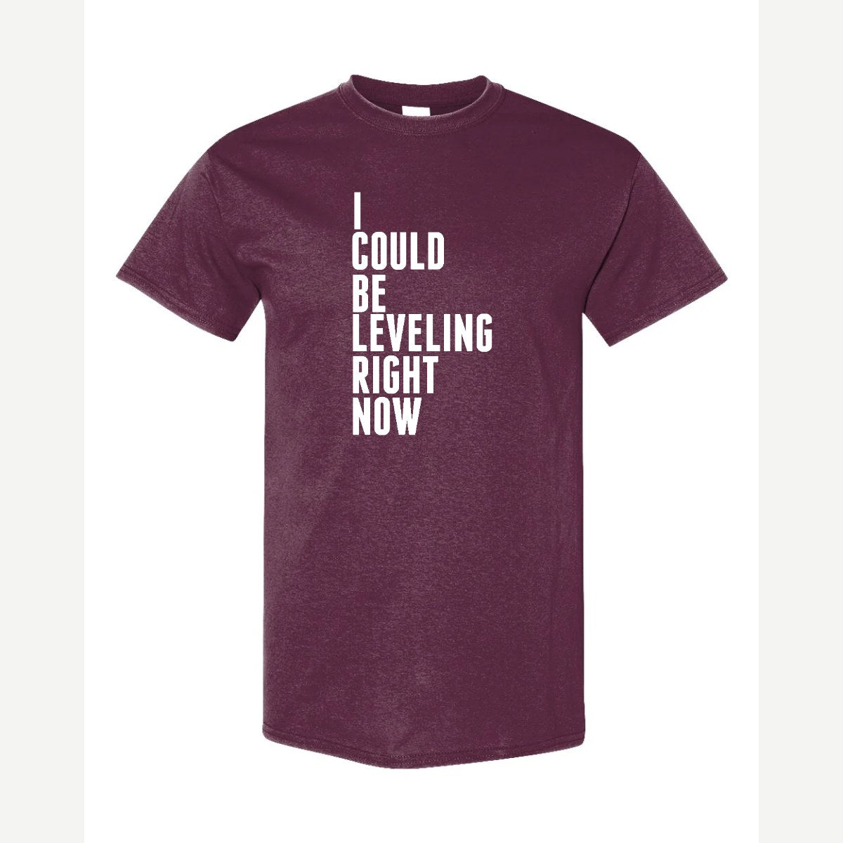 Leveling — Classic Tee / Maroon