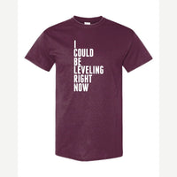 Leveling — Classic Tee / Maroon