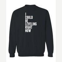 Leveling — Crewneck Sweatshirt / Black