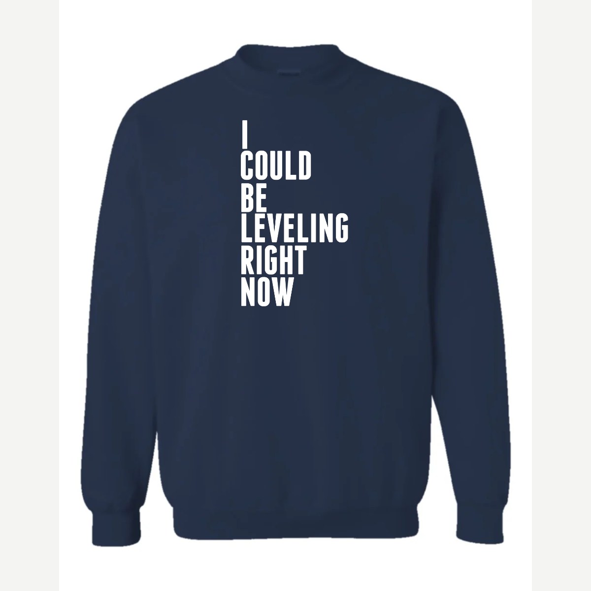 Leveling — Crewneck Sweatshirt / Navy