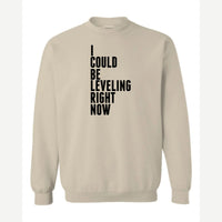Leveling — Crewneck Sweatshirt / Sand