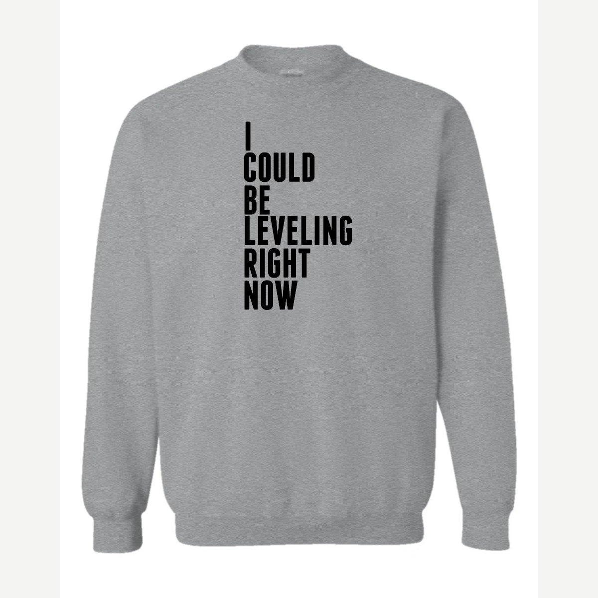 Leveling — Crewneck Sweatshirt / Sport Grey