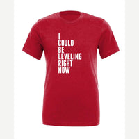 Leveling — Premium Tee / Red
