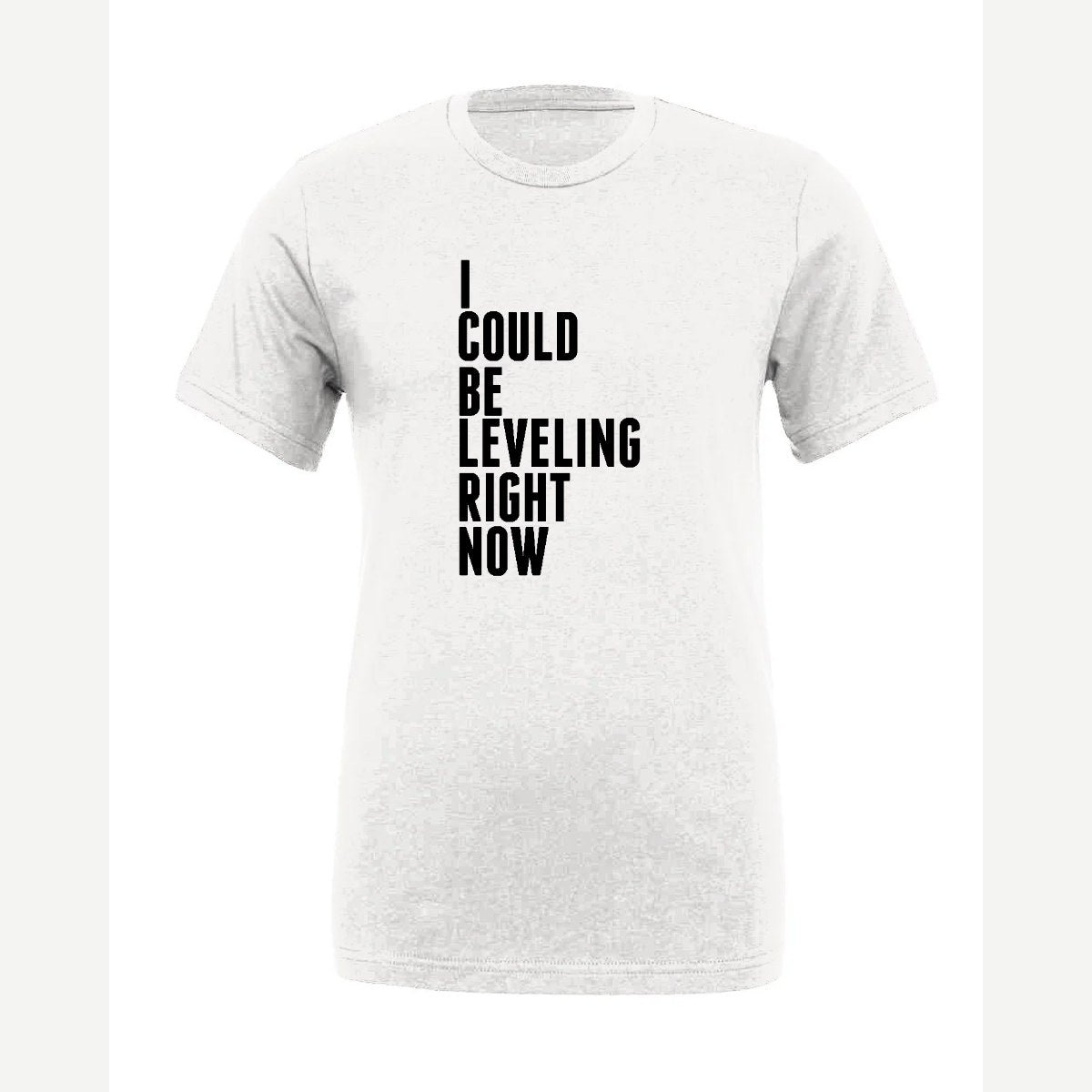 Leveling — Premium Tee / White