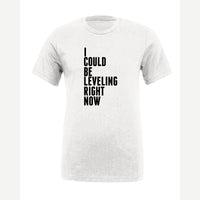 Leveling — Premium Tee / White