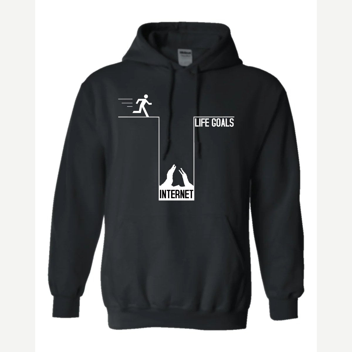 Life Goals: Internet — Hoodie / Black