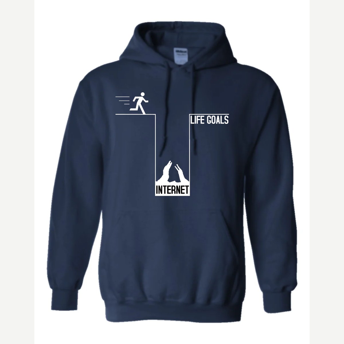 Life Goals: Internet — Hoodie / Navy