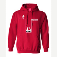 Life Goals: Internet — Hoodie / Red