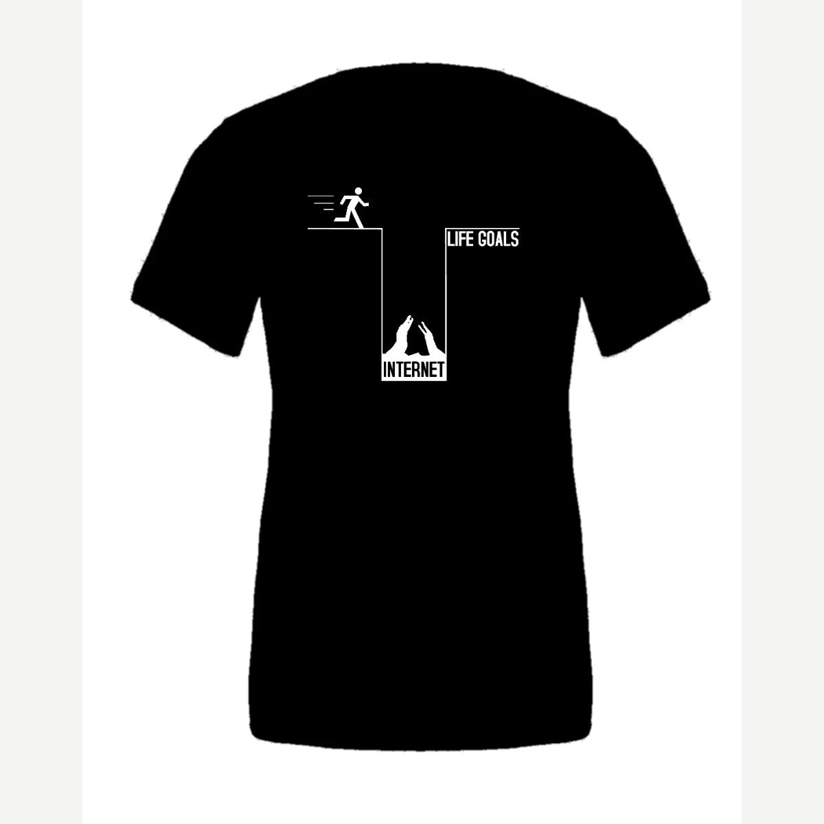 Life Goals: Internet — Premium Tee / Black