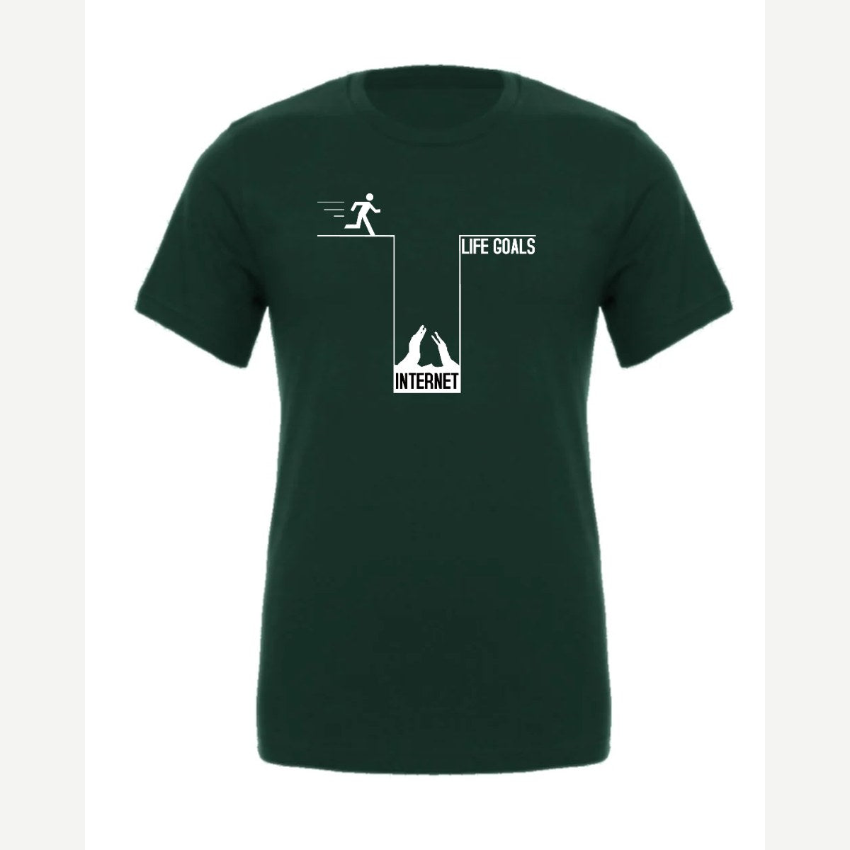 Life Goals: Internet — Premium Tee / Forest