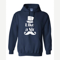 Like a Sir — Hoodie / Navy