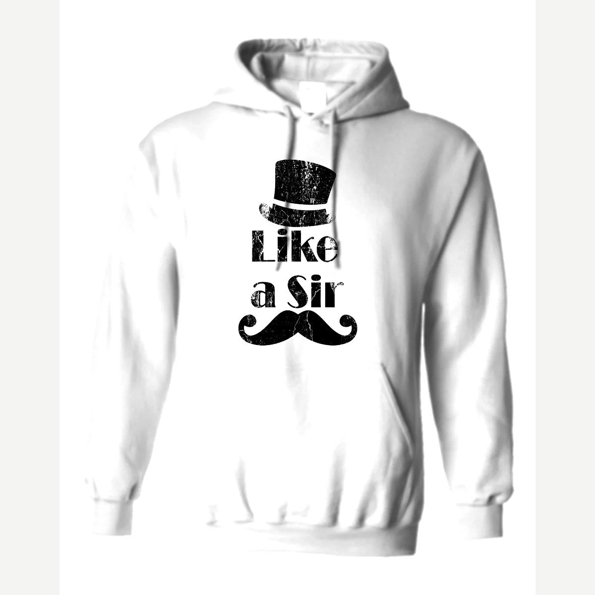 Like a Sir — Hoodie / White