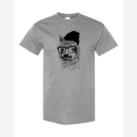 Llama Got Style (Hipster Llama) — Classic Tee / Sport Grey