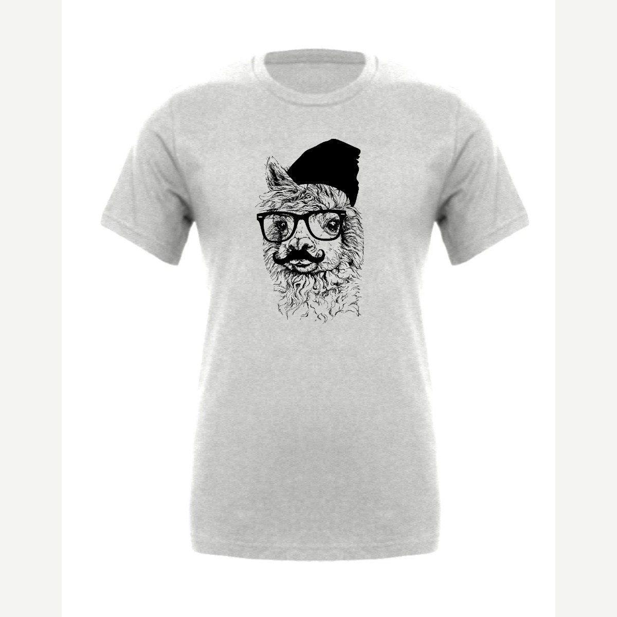 Llama Got Style (Hipster Llama) — Premium Tee / Athletic Heather