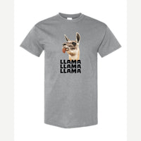 Llama Llama Llama — Classic Tee / Sport Grey