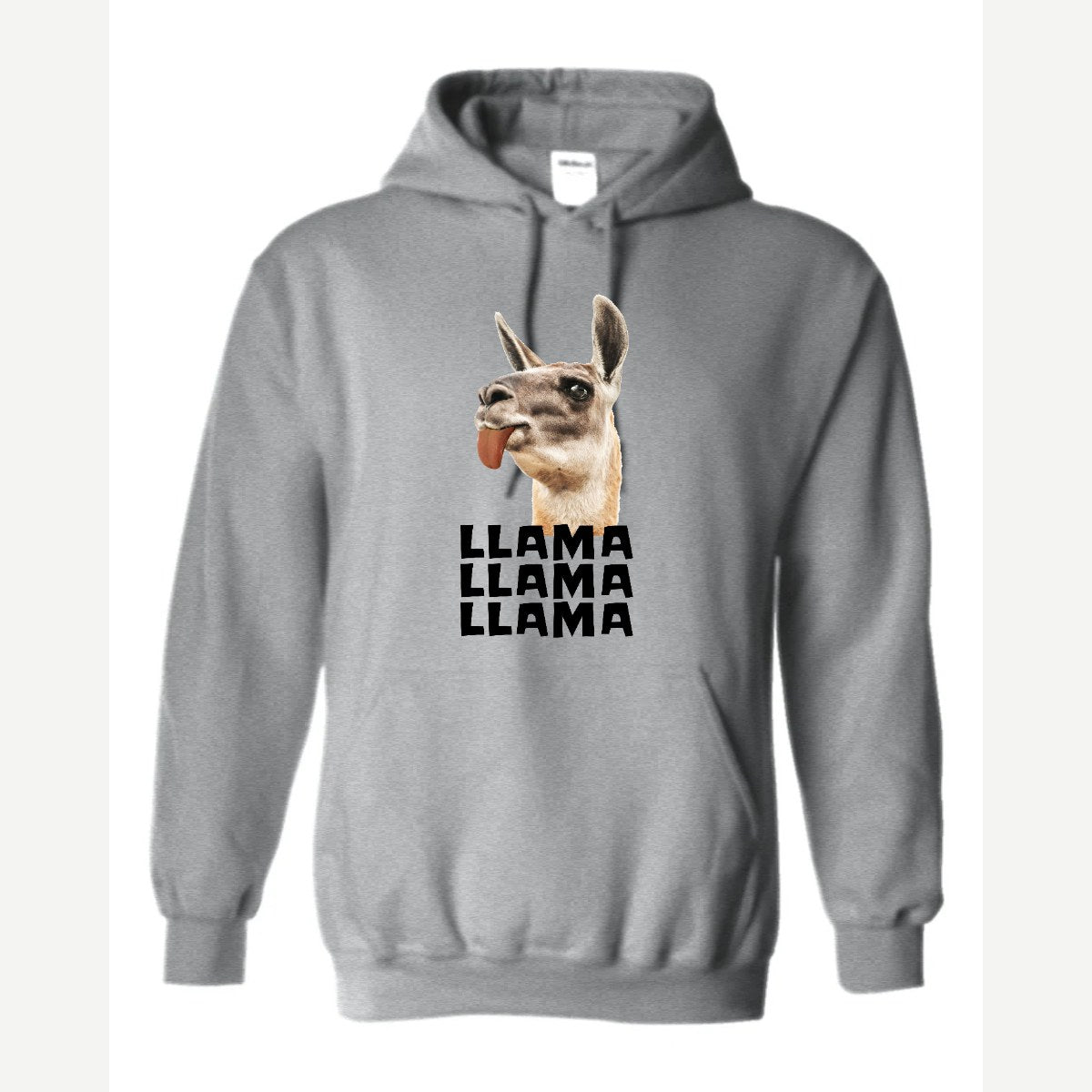 Llama Llama Llama — Hoodie / Sport Grey