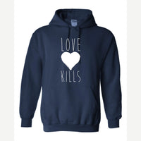 Love Kills — Hoodie / Navy