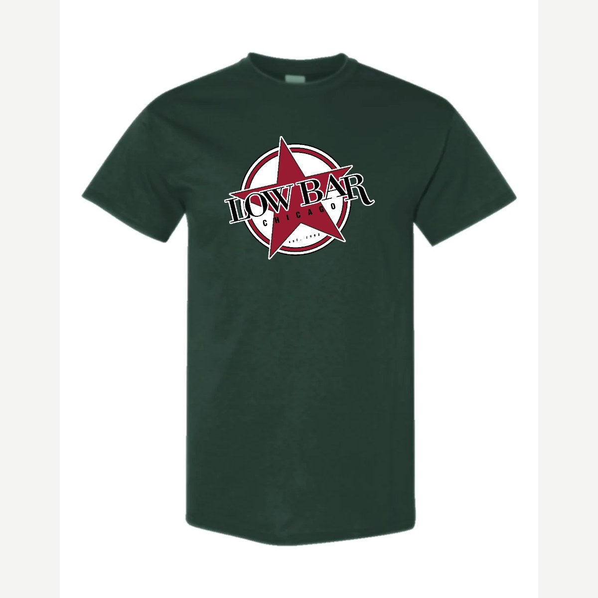Low Bar Chicago — Classic Tee / Forest Green