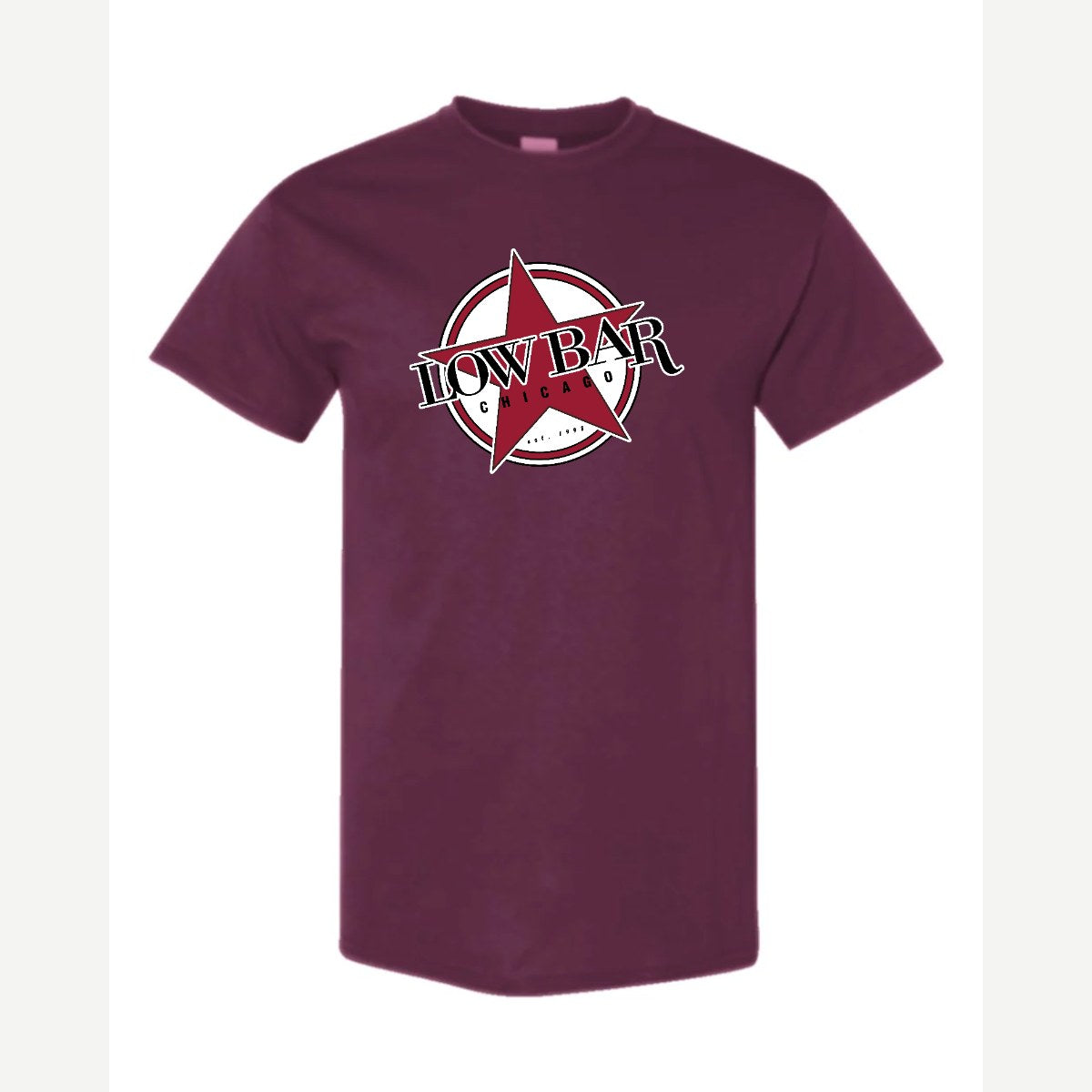 Low Bar Chicago — Classic Tee / Maroon