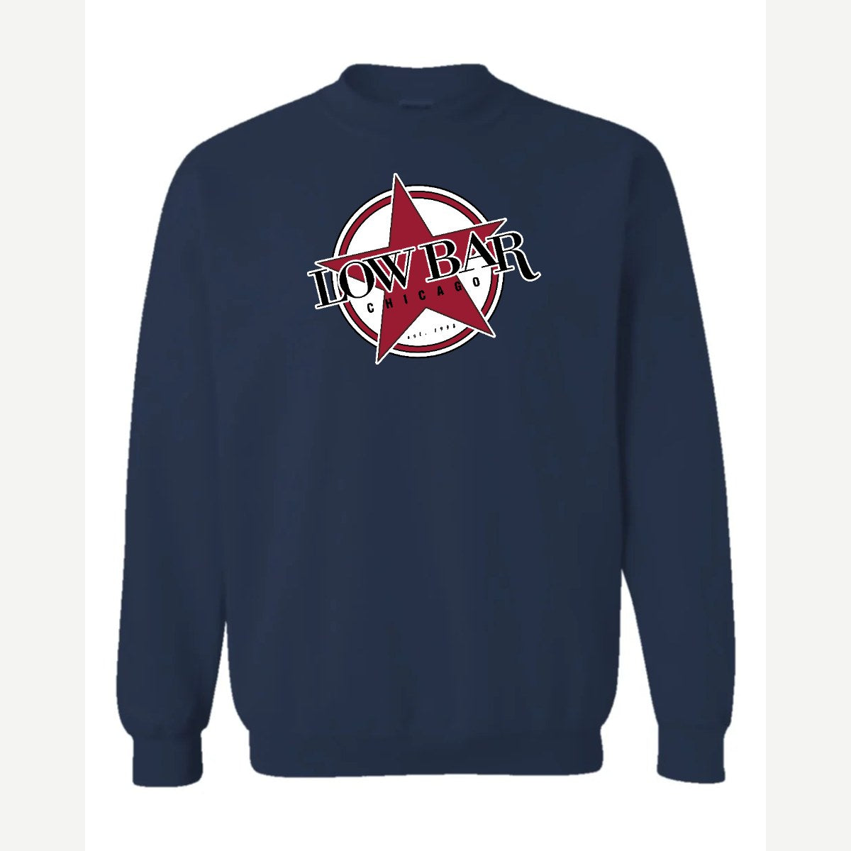 Low Bar Chicago — Crewneck Sweatshirt / Navy